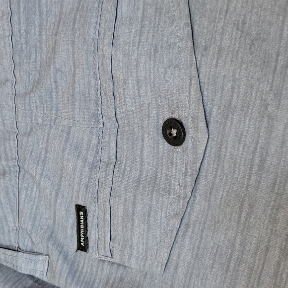 Waterman Shorts Backwater 20" Amphibian Shorts  Heathered Silver/Gray  Men's 31W - Picture 5 of 6